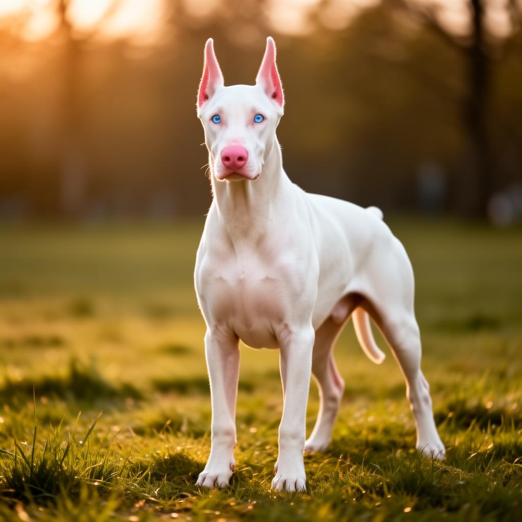 Origen del Dóberman Albino: la línea Padula's Queen Shebah